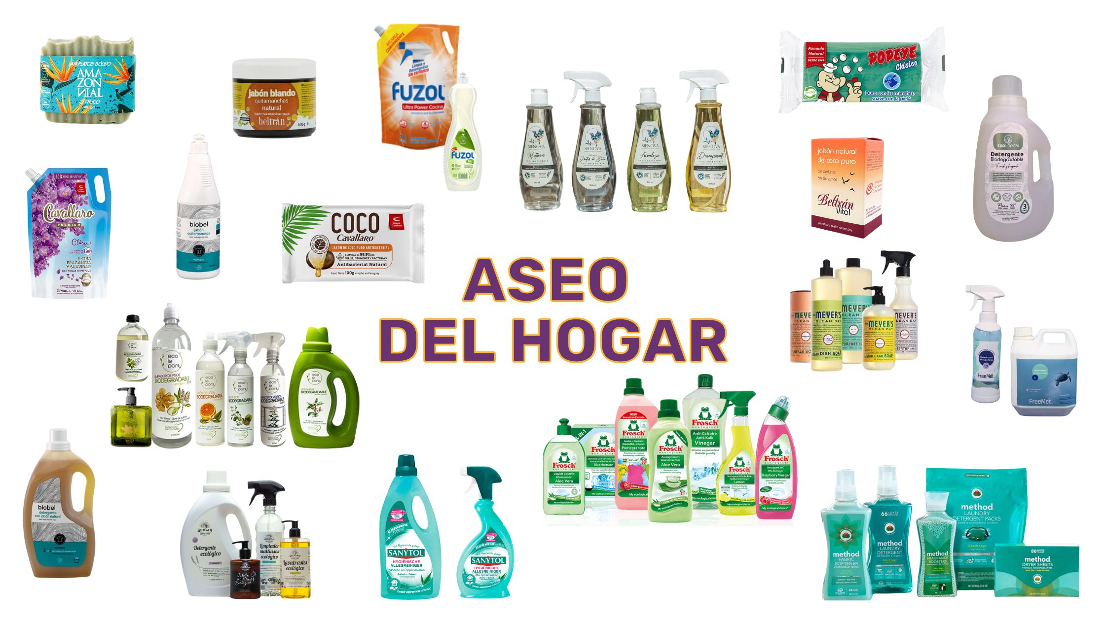 marcas de productos de aseo del hogar veganos