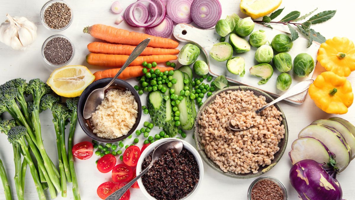 Ingredientes en la mesa